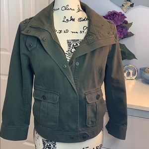 Abercrombie & Fitch Military Jacket Full Zip Large